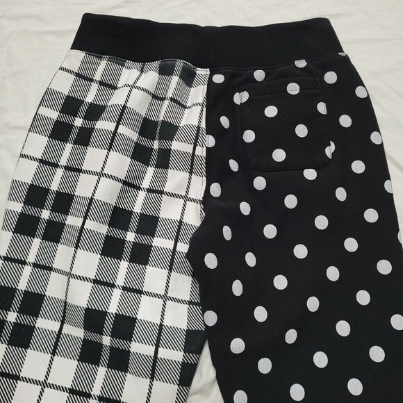 Champion Reverse Weave Sweatpants Joggers Pockets Black White Mixed Media Y2k - Picture 6 of 13